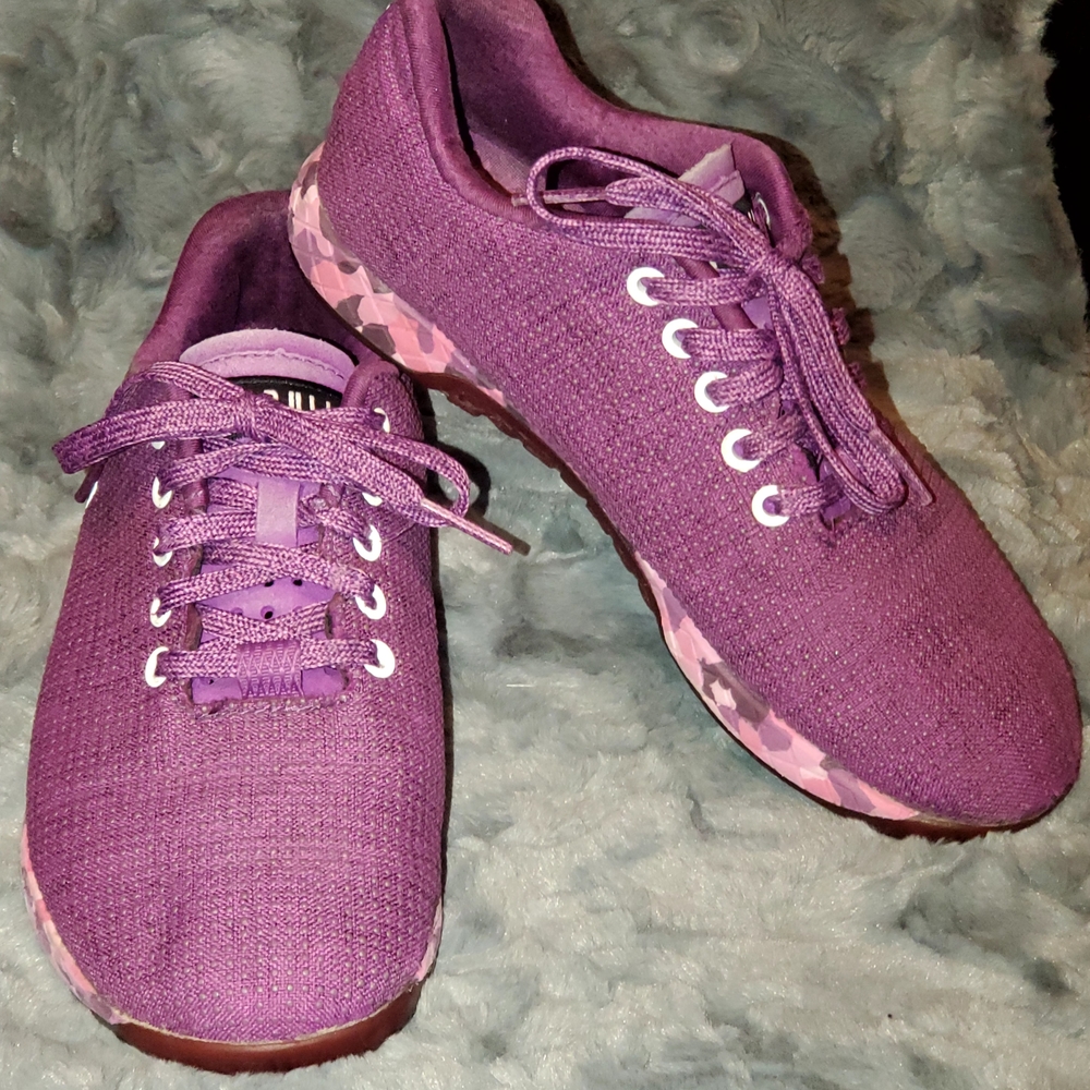NO BULL Superfabric Unisex Women’s 8 Men's 6.6  Running Shoes Lavender Purple